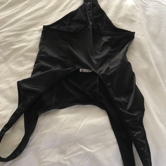 Free People Faux Leather Bodysuit - Picture 2 of 10